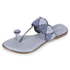 Lotusfeet Women's Flat Embroidered Wedding Sandals TC 0236