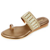 Lotusfeet Women's Elegant Wedding Flat Chappal TC 097