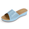 LotusFeet Women Classic Wedge Slip on Sandals TC 0107