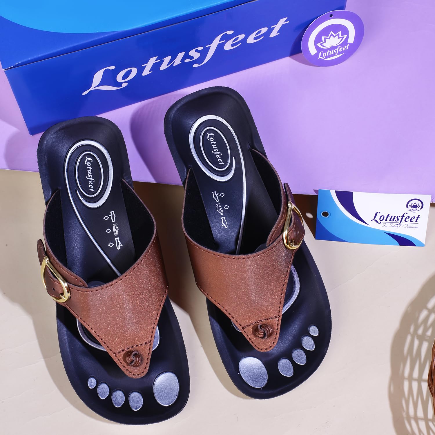 Lotusfeet Women Arch Support Sandals LF 0806