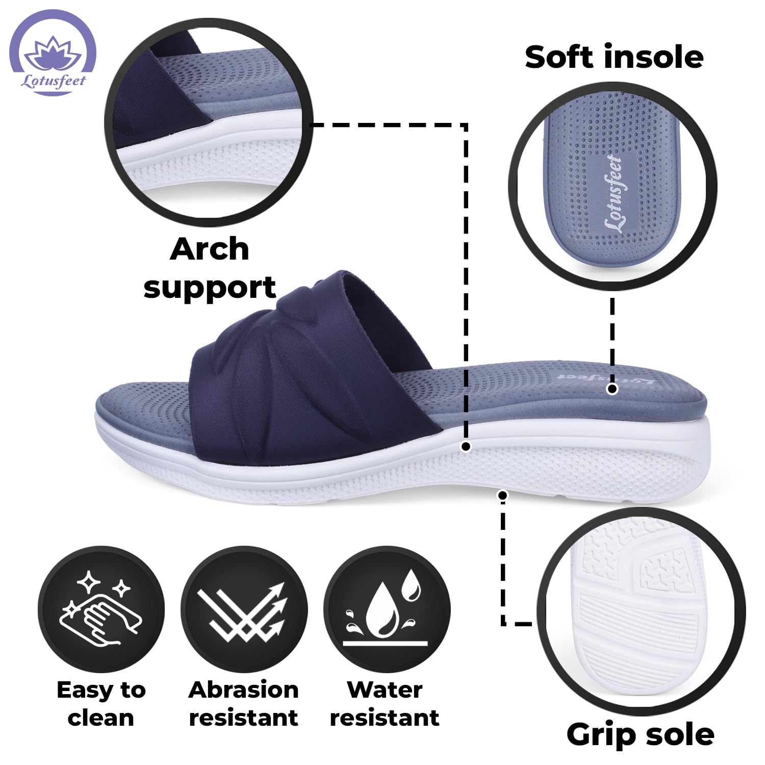 Lotusfeet Women Beach Flip Flop TC 0162