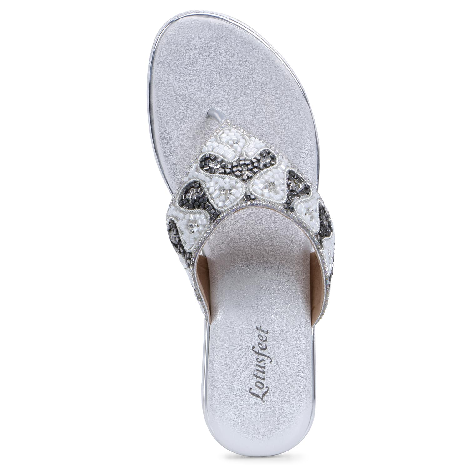 LotusFeet Womens Wedding Platform Chappal TC 0201