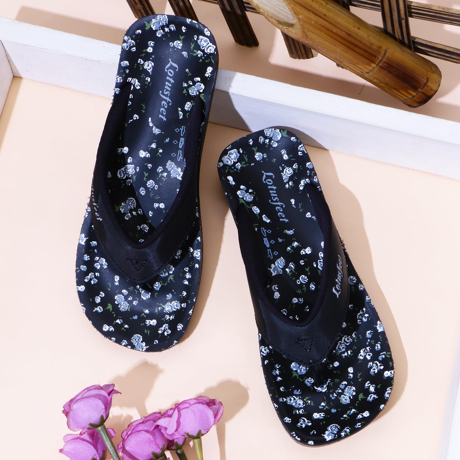 Lotusfeet Women Arch Support Slippers LF 0853