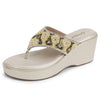 LotusFeet Womens Wedding Platform Chappal TC 0201
