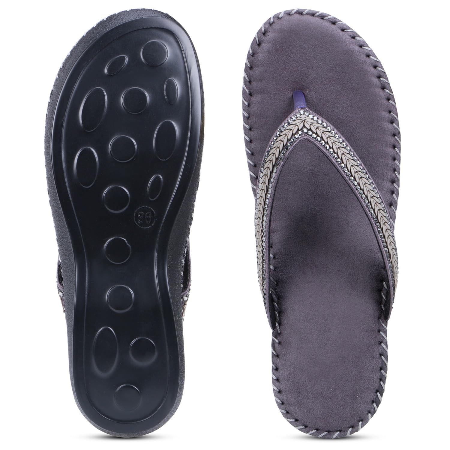LotusFeet Comfy Dr Sole Slipper TC 004
