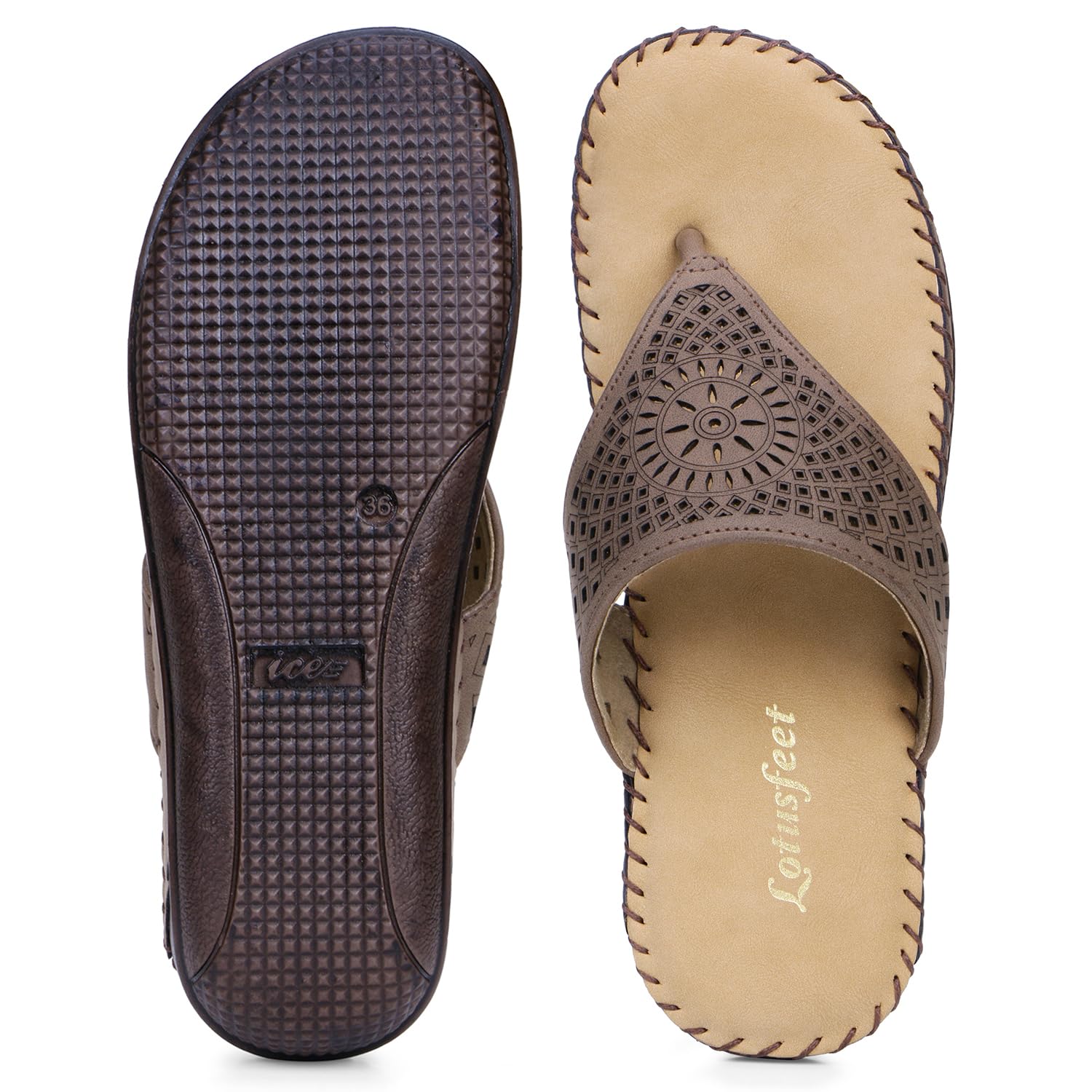 Lotusfeet Women Comfy Dr. Sole Sandals TC 0207