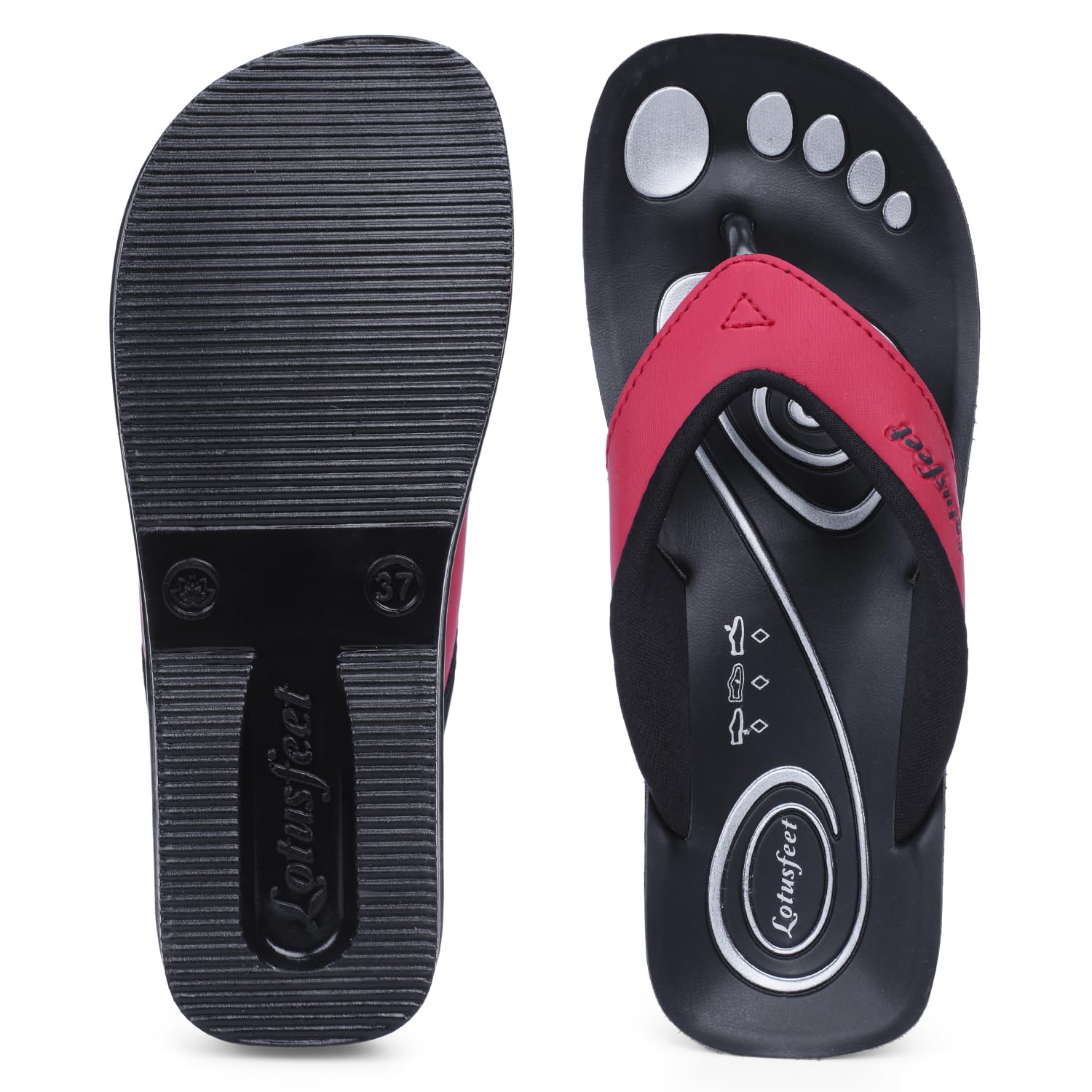 Lotusfeet Women Arch Support Slippers LF 0801