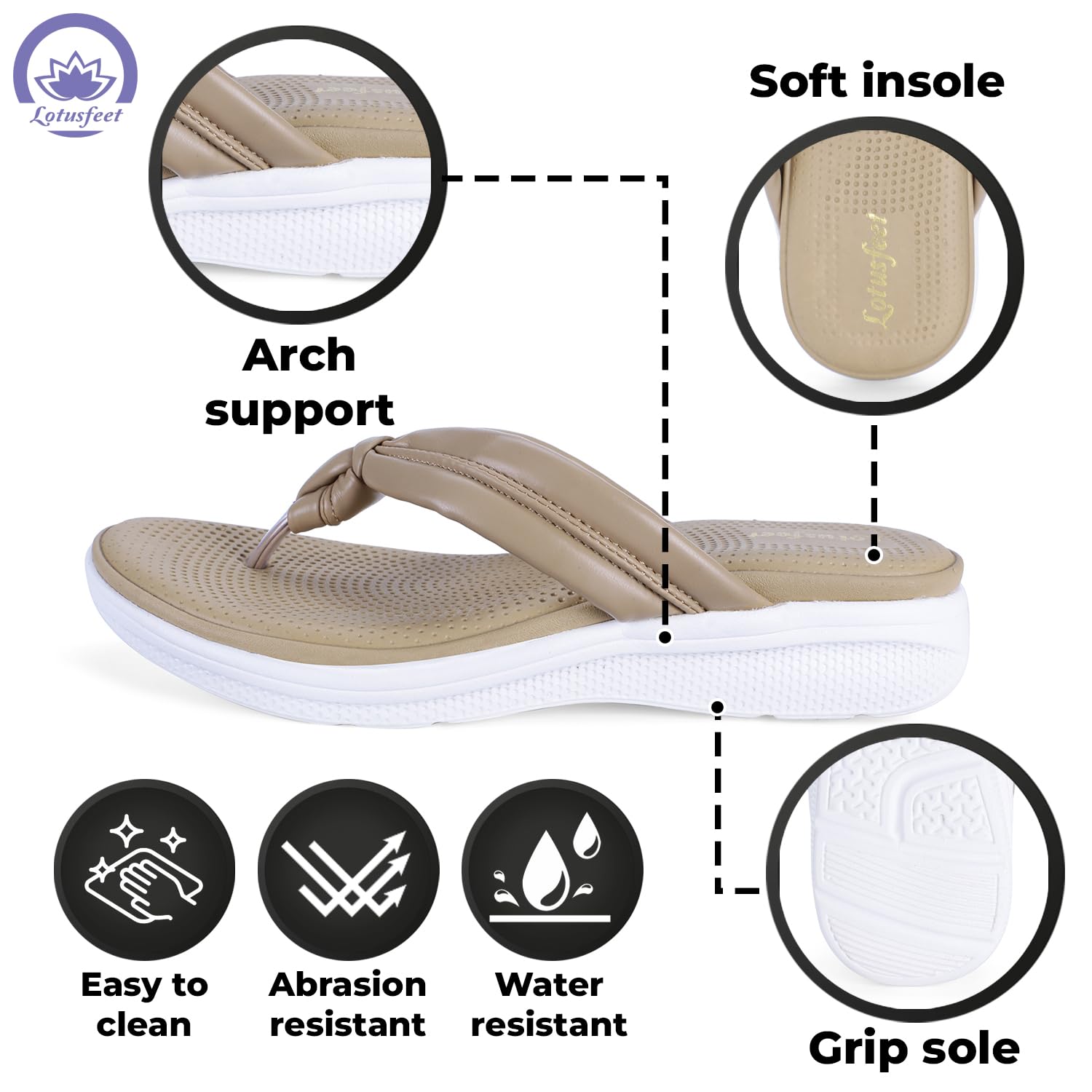 Lotusfeet Casual Women Slipper TC 0172