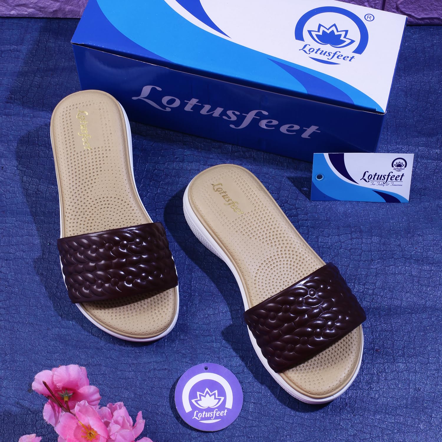 Lotusfeet Women Slip on Sliders TC 0171