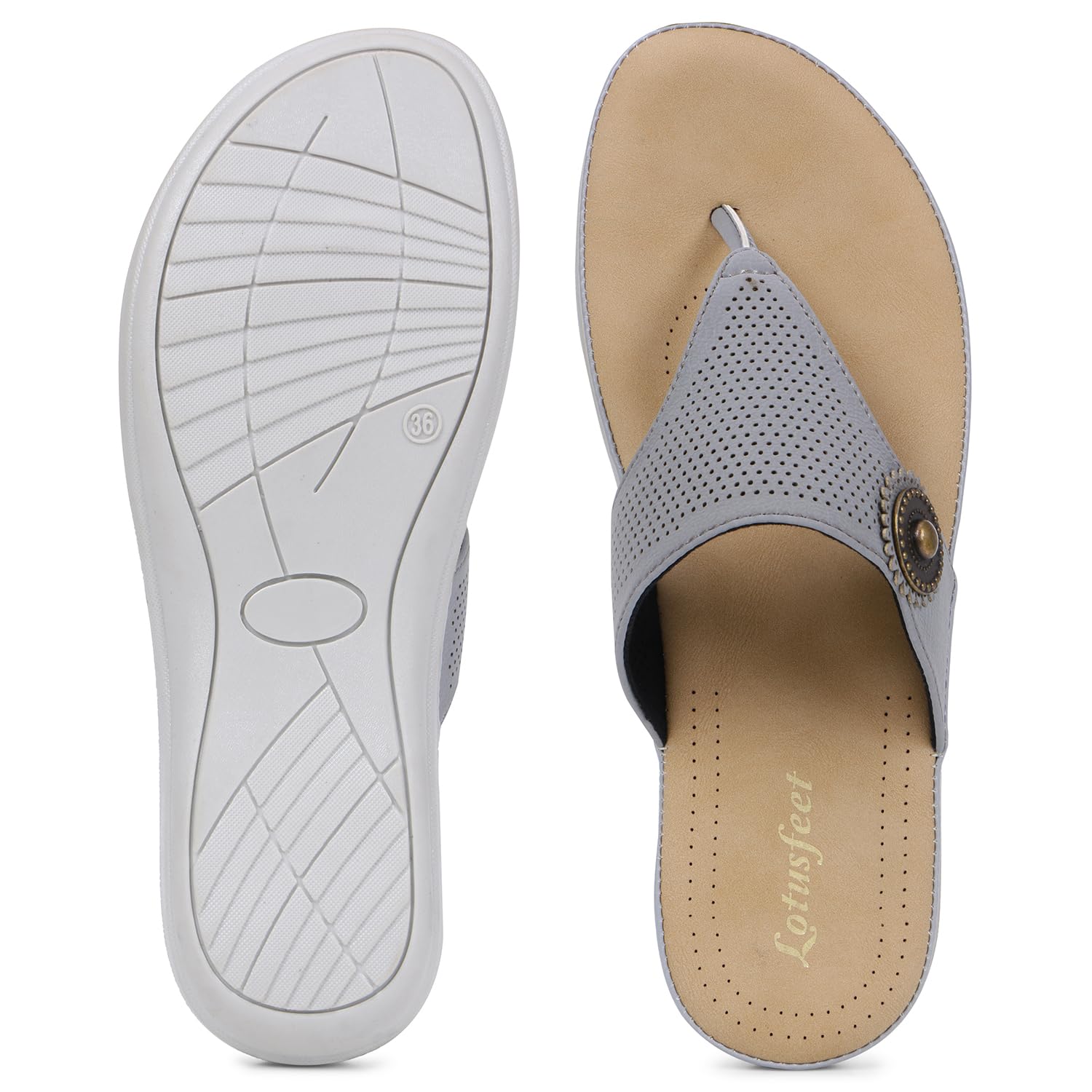 Lotusfeet Extra Soft Womens Flat Chappal TC 0179