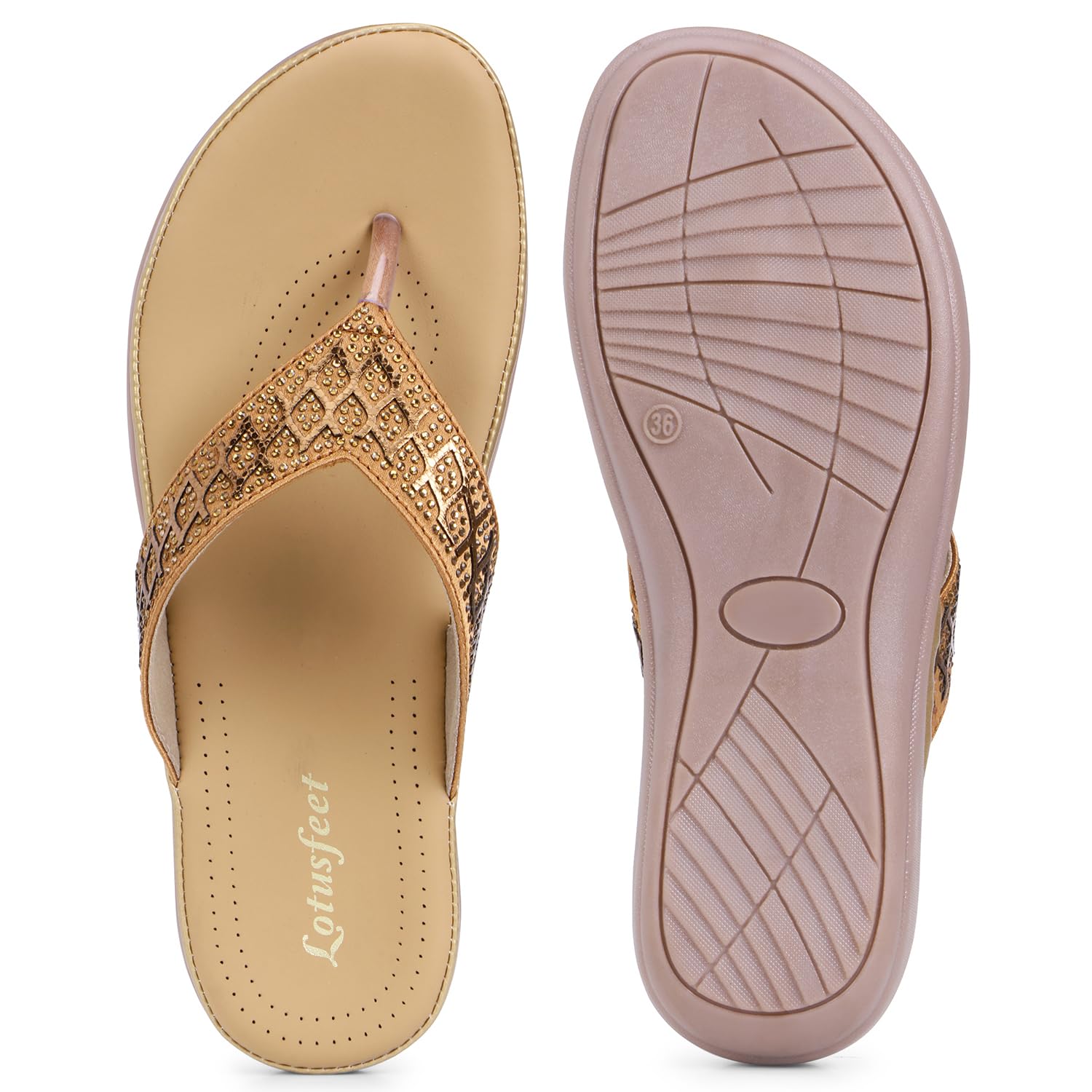 Lotusfeet Womens Flat Sandals TC 0235