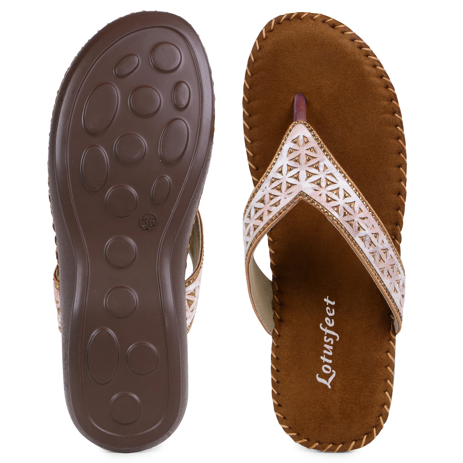 Lotusfeet Dr Comfort Women Chappal TC 050