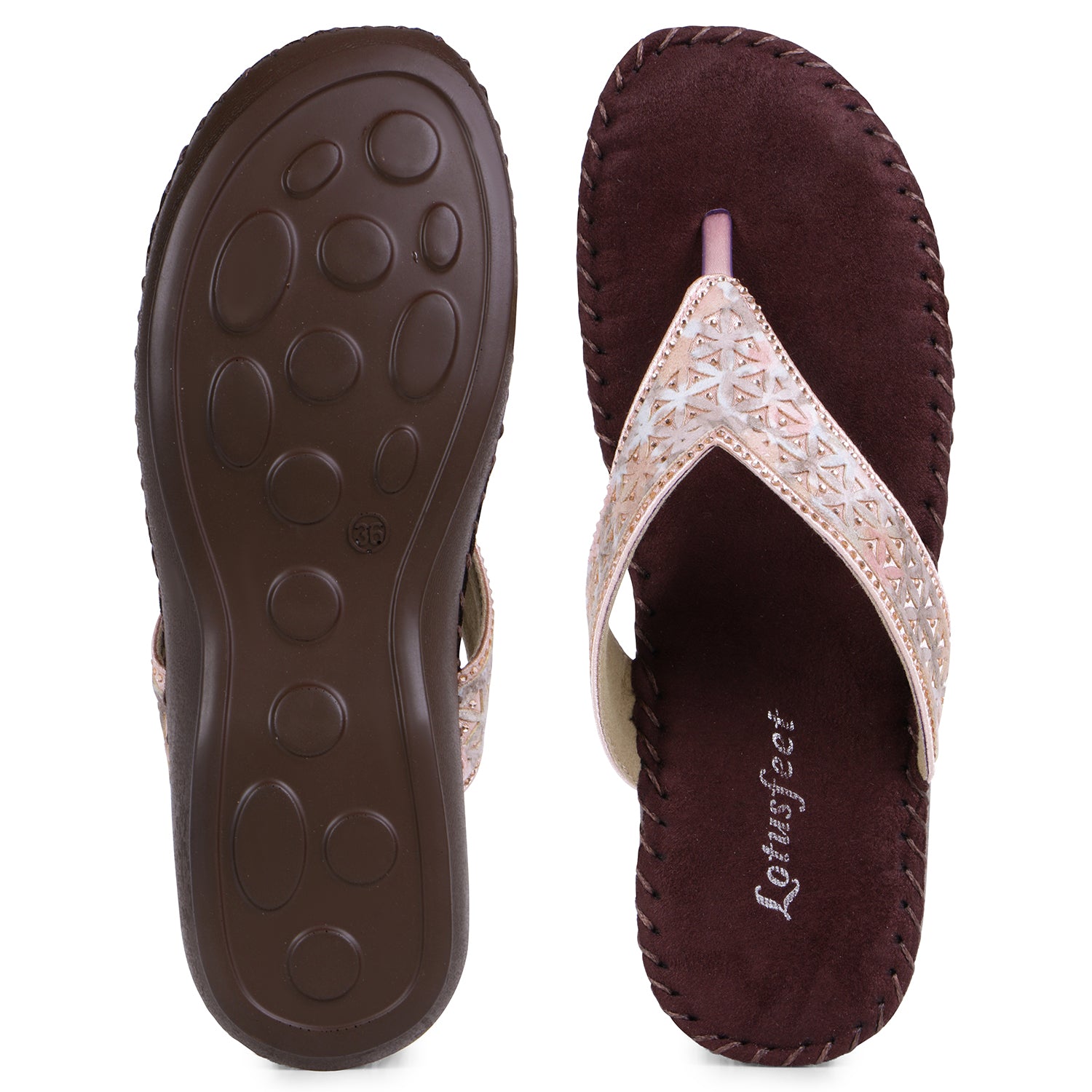 Lotusfeet Dr Comfort Women Chappal TC 050