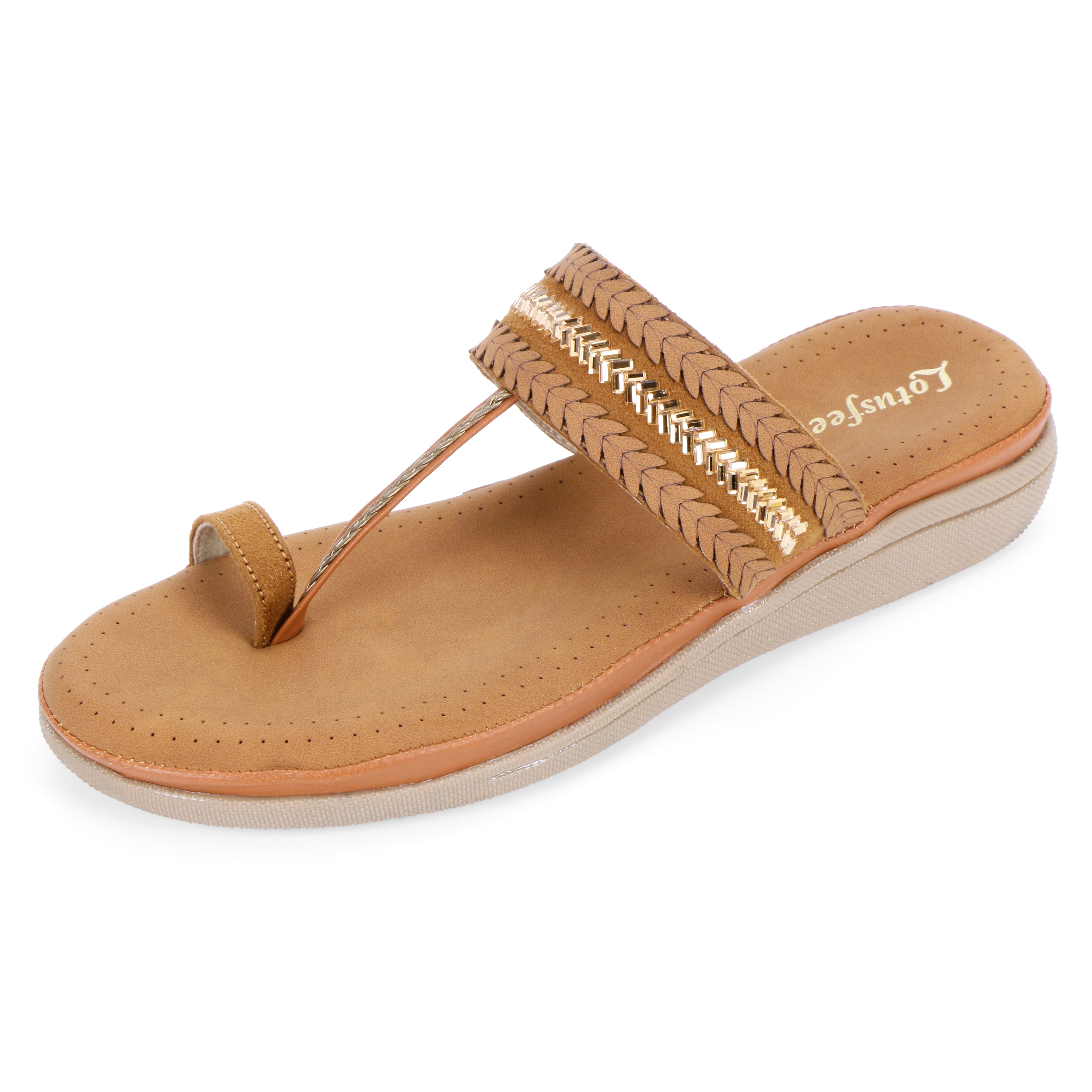 Lotusfeet Extra Soft Womens Flat Chappal TC 081