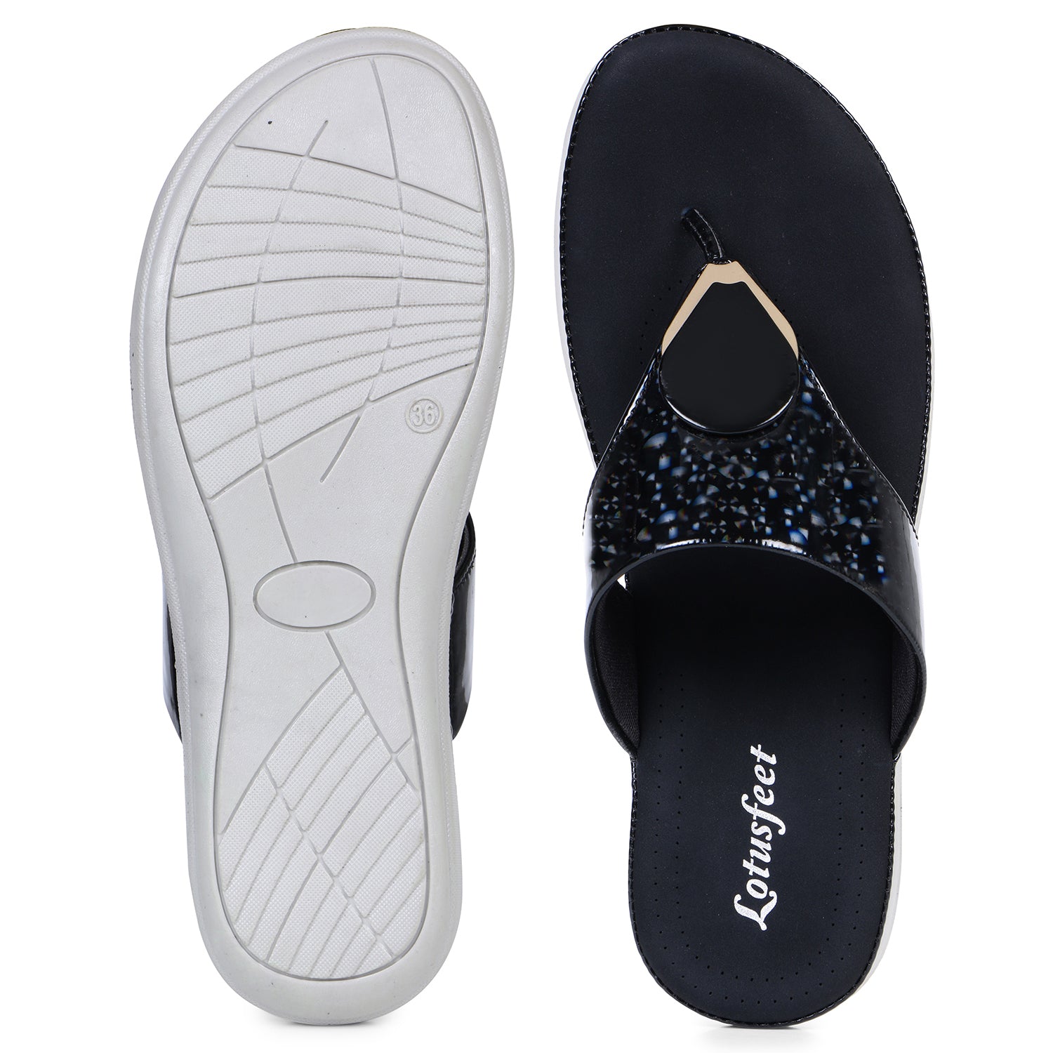 Lotusfeet Extra Soft Womens Flat Slippers TC 062