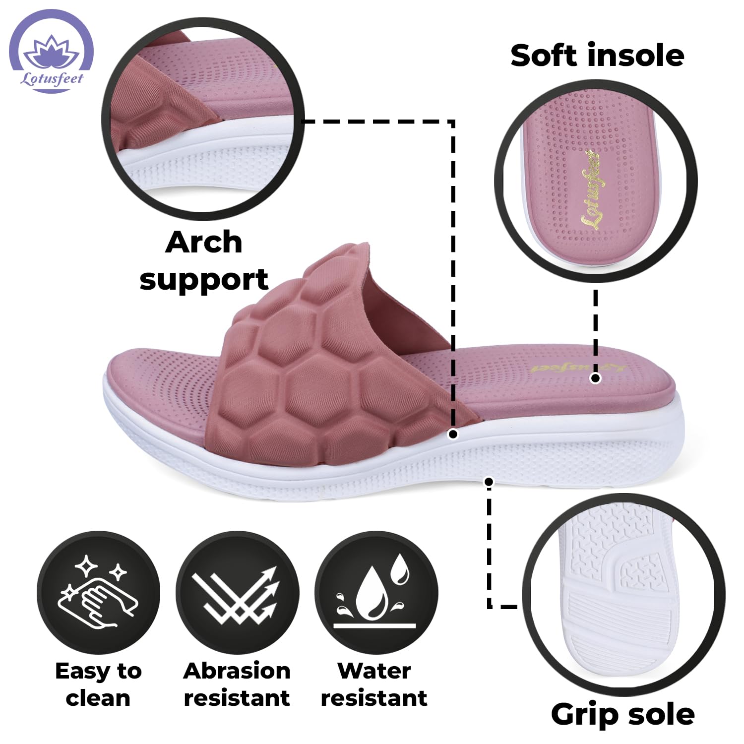 Lotusfeet Women Flat Flip Flop TC 0173