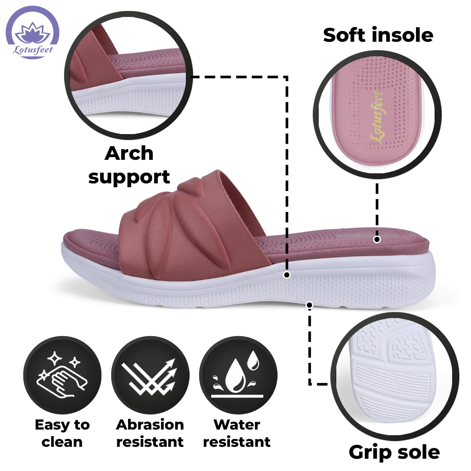 Lotusfeet Women Beach Flip Flop TC 0162