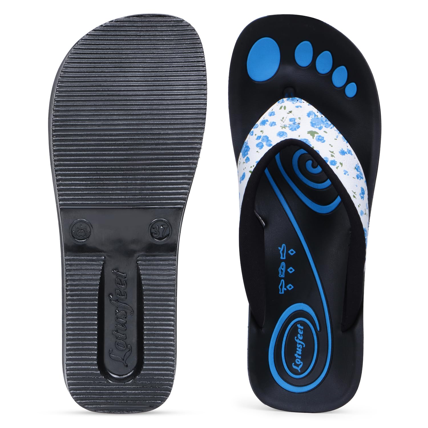 Lotusfeet Women Arch Support Slippers LF 0859