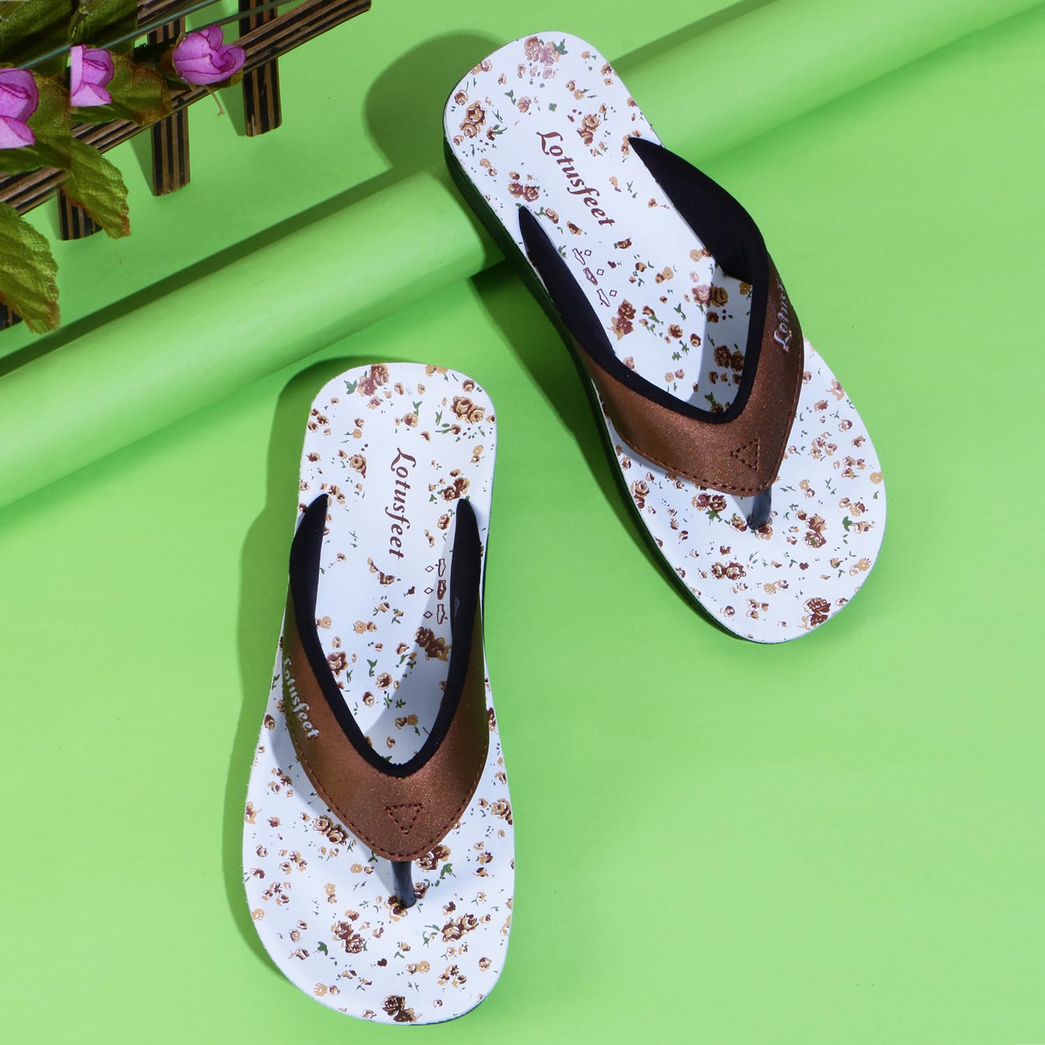 Lotusfeet Women Arch Support Slippers LF 0853