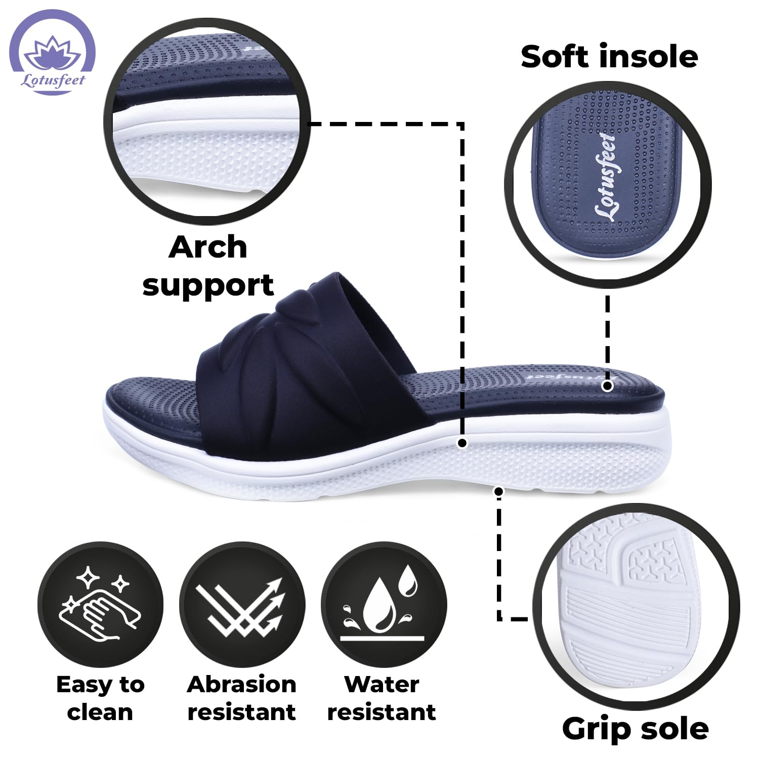 Lotusfeet Women Beach Flip Flop TC 0162